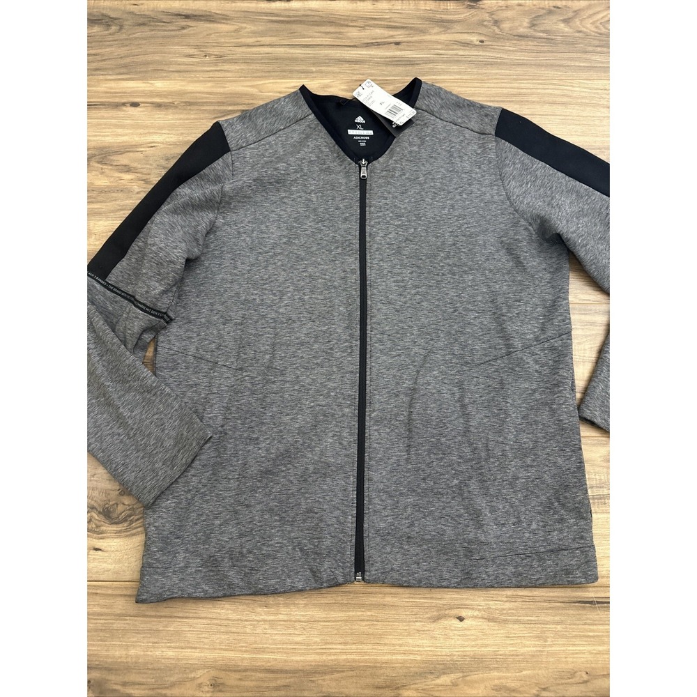 Adidas Adictos Men's Full Zip Jacket Size‎ XL (DZ9968)Gray / Black